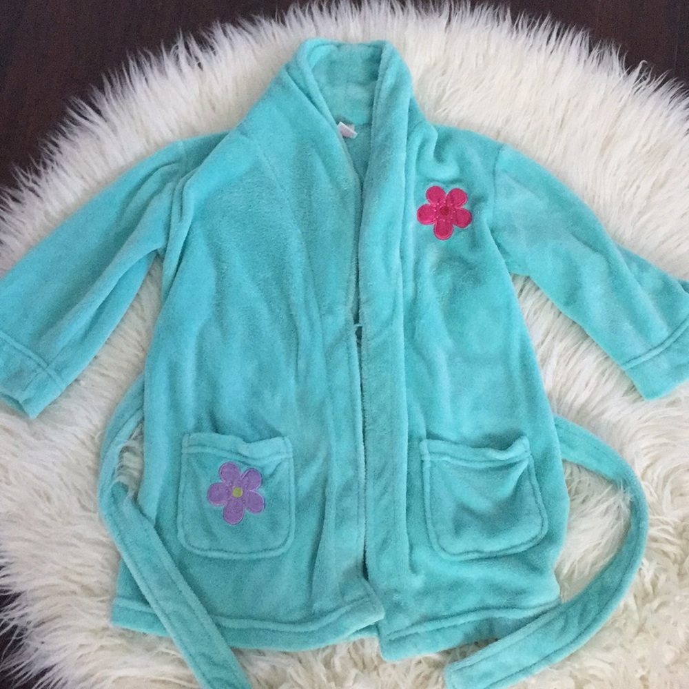 Baby blue robe